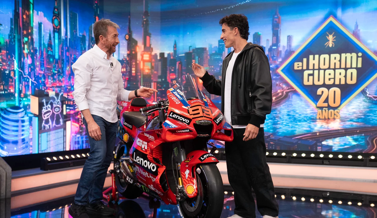 Marc Márquez con Pablo Motos