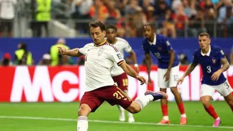 El gol de penalti de Oyarzabal ante Francia El gol de penalti de Oyarzabal ante Francia