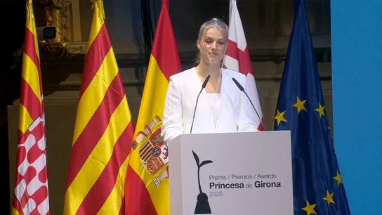 La princesa Leonor en los Premios Princesa de Girona 2026 Antena 3 Noticias