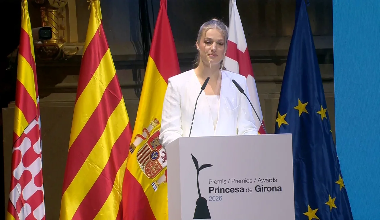 La princesa Leonor en los Premios Princesa de Girona 2026