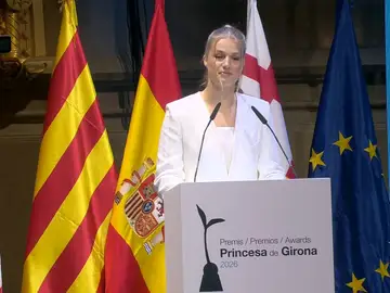 La princesa Leonor en los Premios Princesa de Girona 2026 La princesa Leonor en los Premios Princesa de Girona 2026