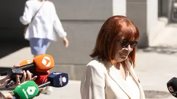 Cristina Narbona declara ante el juez Cristina Narbona declara ante el juez