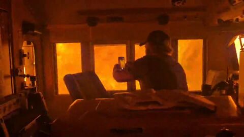 Pasajeros atrapados en un tren por un incendio en Ontario, Canad&aacute;