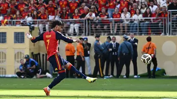 Ferran Torres marcando el gol de la final del Mundial Ferran Torres marcando el gol de la final del Mundial