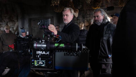 Christopher Nolan en el rodaje de La Odisea