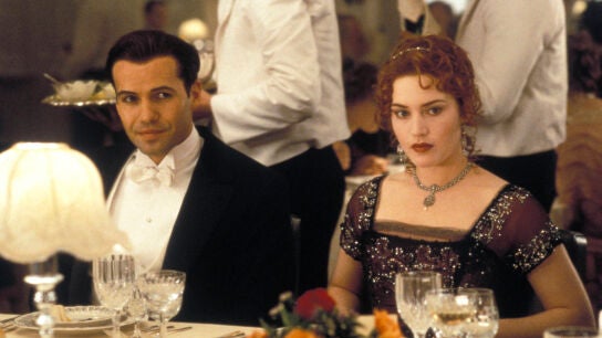 Billy Zane y Kate Winslet en Titanic