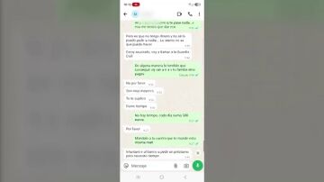 Los mensajes de la banda que ofrec&iacute;a falsos servicios sexuales y amenazaba con sicarios: "Iremos a por tu familia"