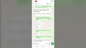 Los mensajes de la banda que ofrecía falsos servicios sexuales y amenazaba con sicarios: "Iremos a por tu familia" Los mensajes de la banda que ofrecía falsos servicios sexuales y amenazaba con sicarios: "Iremos a por tu familia"
