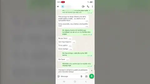 Los mensajes de la banda que ofrecía falsos servicios sexuales y amenazaba con sicarios: "Iremos a por tu familia" Los mensajes de la banda que ofrecía falsos servicios sexuales y amenazaba con sicarios: "Iremos a por tu familia"