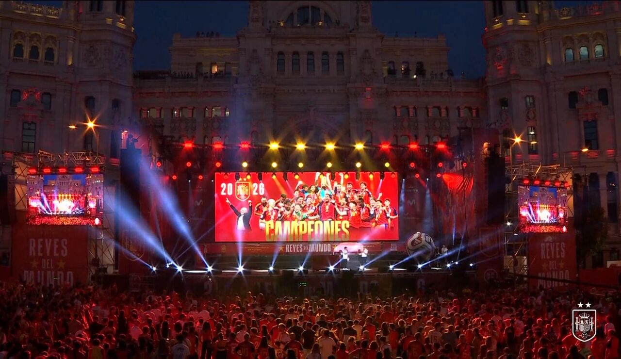 Imagen de la plaza de Cibeles 