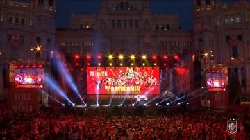 Imagen de la plaza de Cibeles 