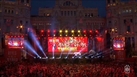 Imagen de la plaza de Cibeles 
