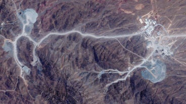 Imagen satelital de la monta&ntilde;a Pickaxe
