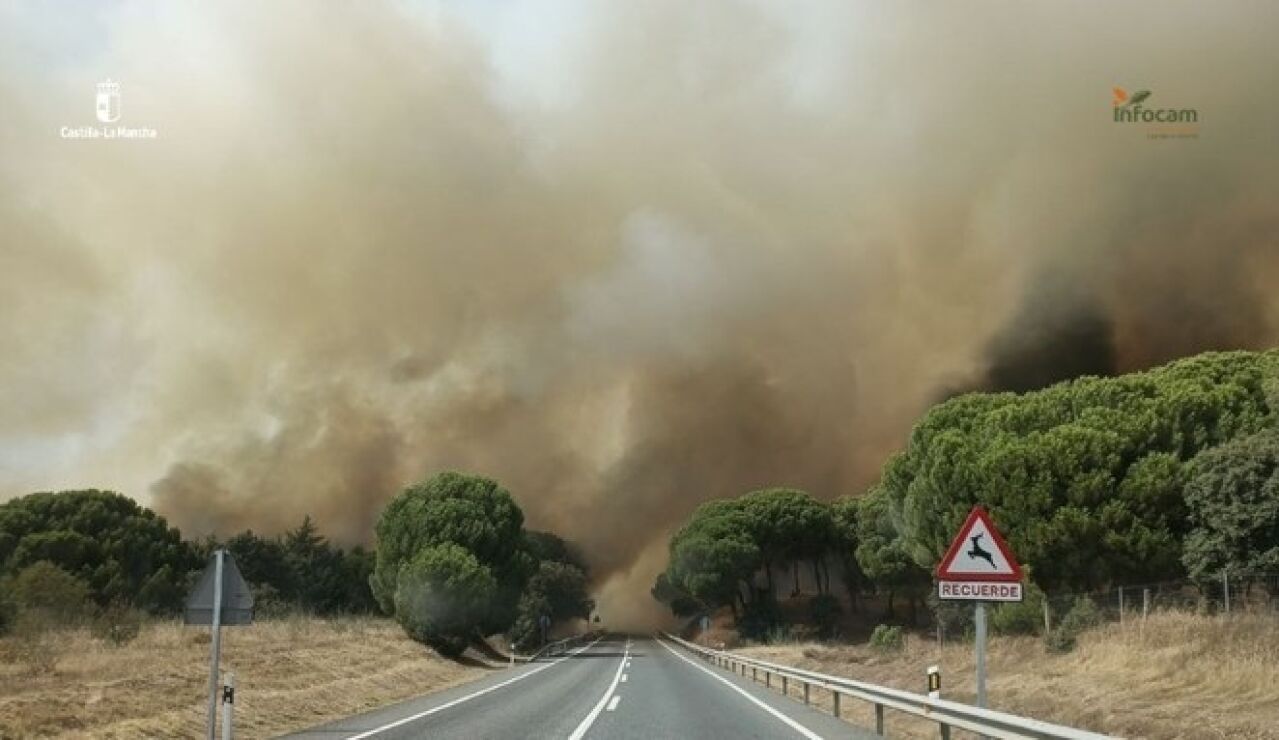 Incendio en Almorox