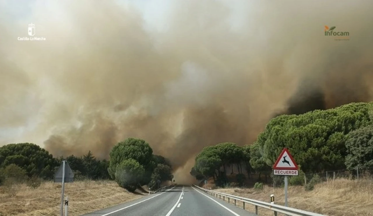Incendio en Almorox