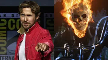 Ryan Gosling en la Comic-Con y Ghost Rider Ryan Gosling en la Comic-Con y Ghost Rider