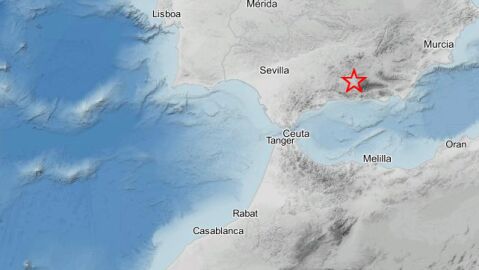 Registrado un terremoto de magnitud 3,6 en Granada