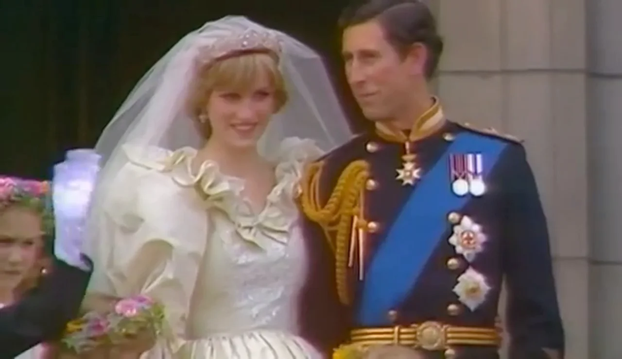 Aniversario de la boda de Lady Di y el príncipe Carlos de Inglaterra