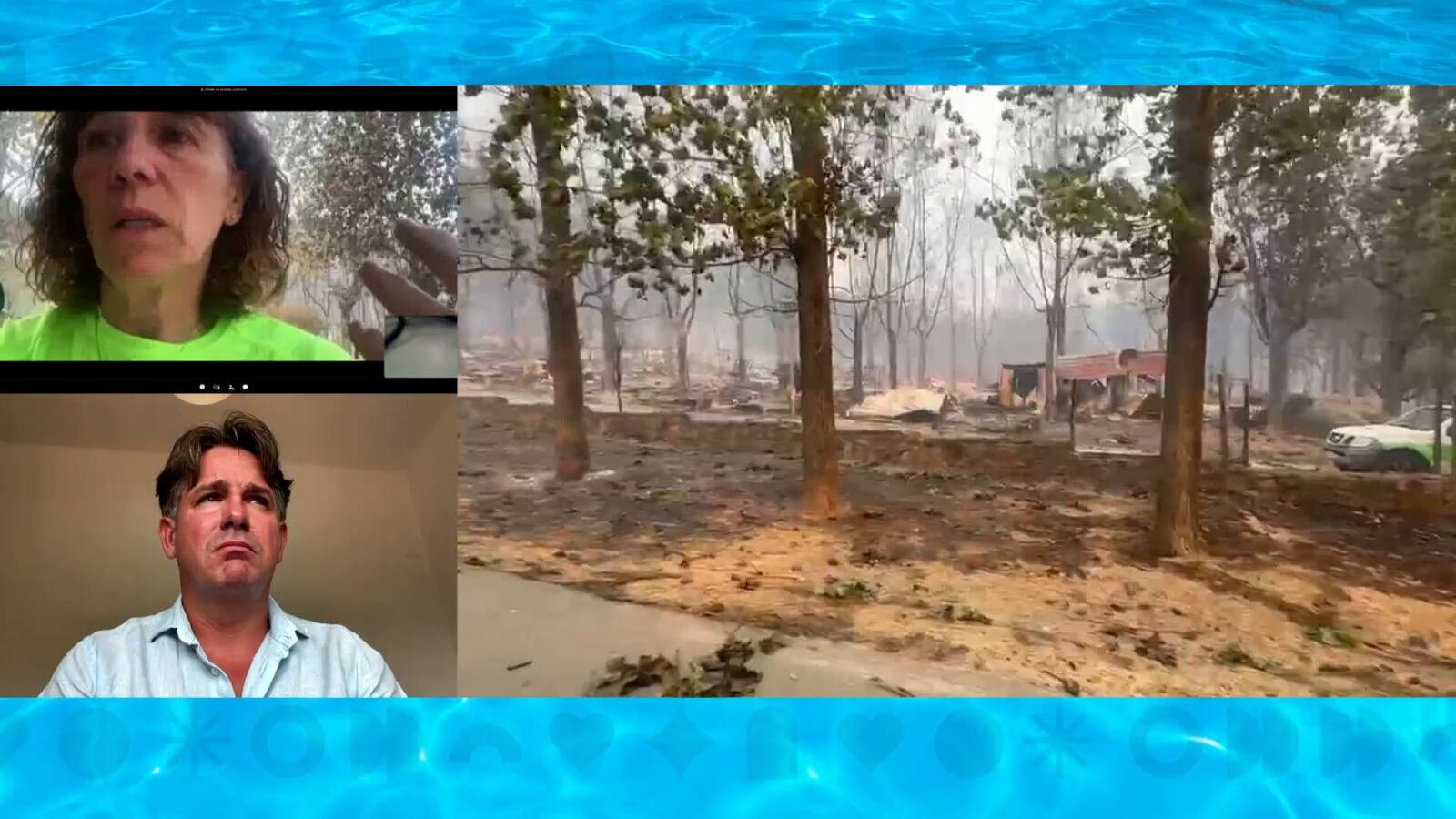 El incendio arrasa el camping de María Ángeles: 