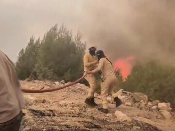 Incendio Paros, Grecia