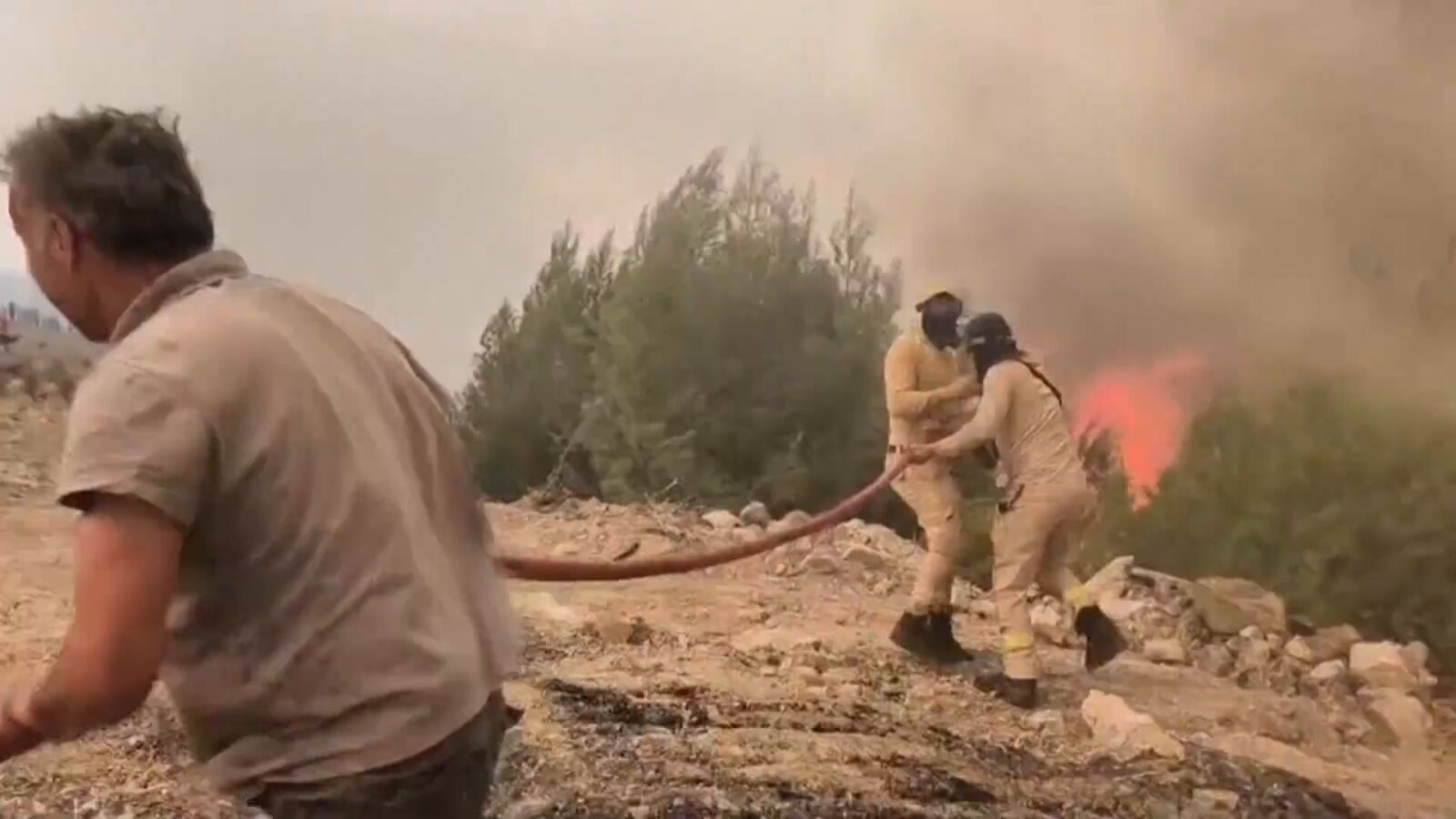 Los incendios causan estragos en Europa: 3 bomberos muertos en Grecia; Portugal y Francia siguen luchando