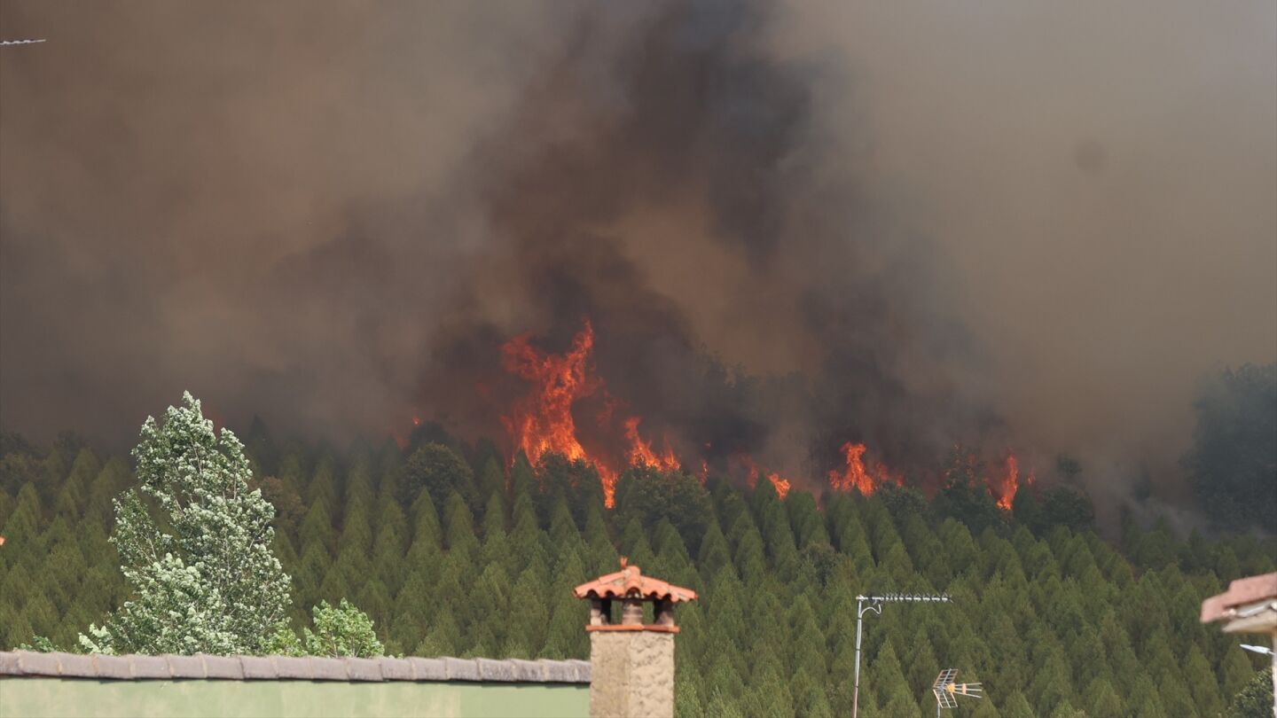 Incendio en Castilla y Le&oacute;n