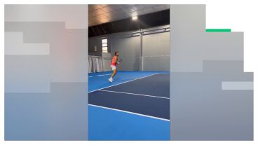 Carlos Alcaraz entrenando en Murcia