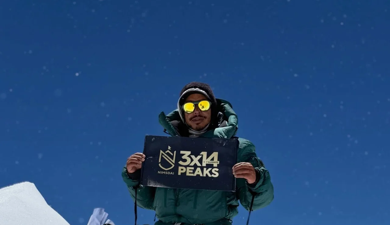 El alpinista Nirmal Purja