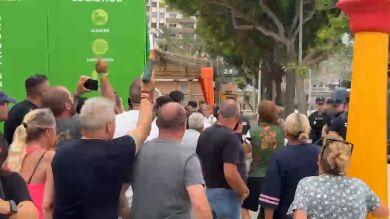 VÍDEO | La llegada de Pedro Sánchez a Ceuta entre insultos y abucheos