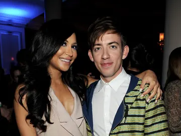 Naya Rivera y Kevin McHale de Glee Naya Rivera y Kevin McHale de Glee