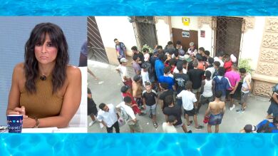 Un panadero de Ceuta, refugiado en su local: 