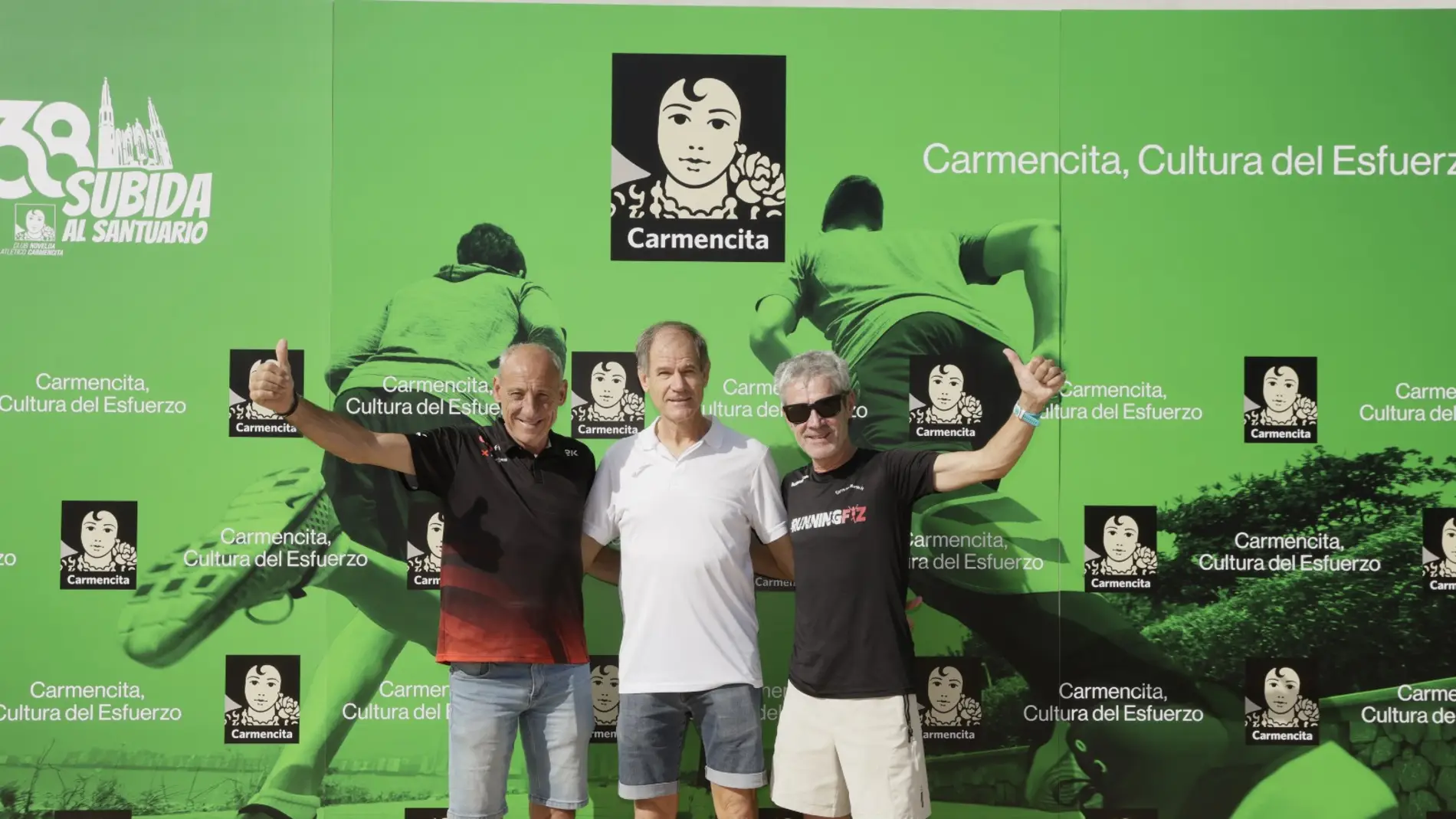 Fermín Cacho, Abel Antón y Martín Fiz, en Novelda Fermín Cacho, Abel Antón y Martín Fiz, en Novelda