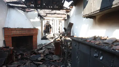 El incendio de Fermoselle, Zamora El incendio de Fermoselle, Zamora