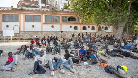 Migrantes en Ceuta