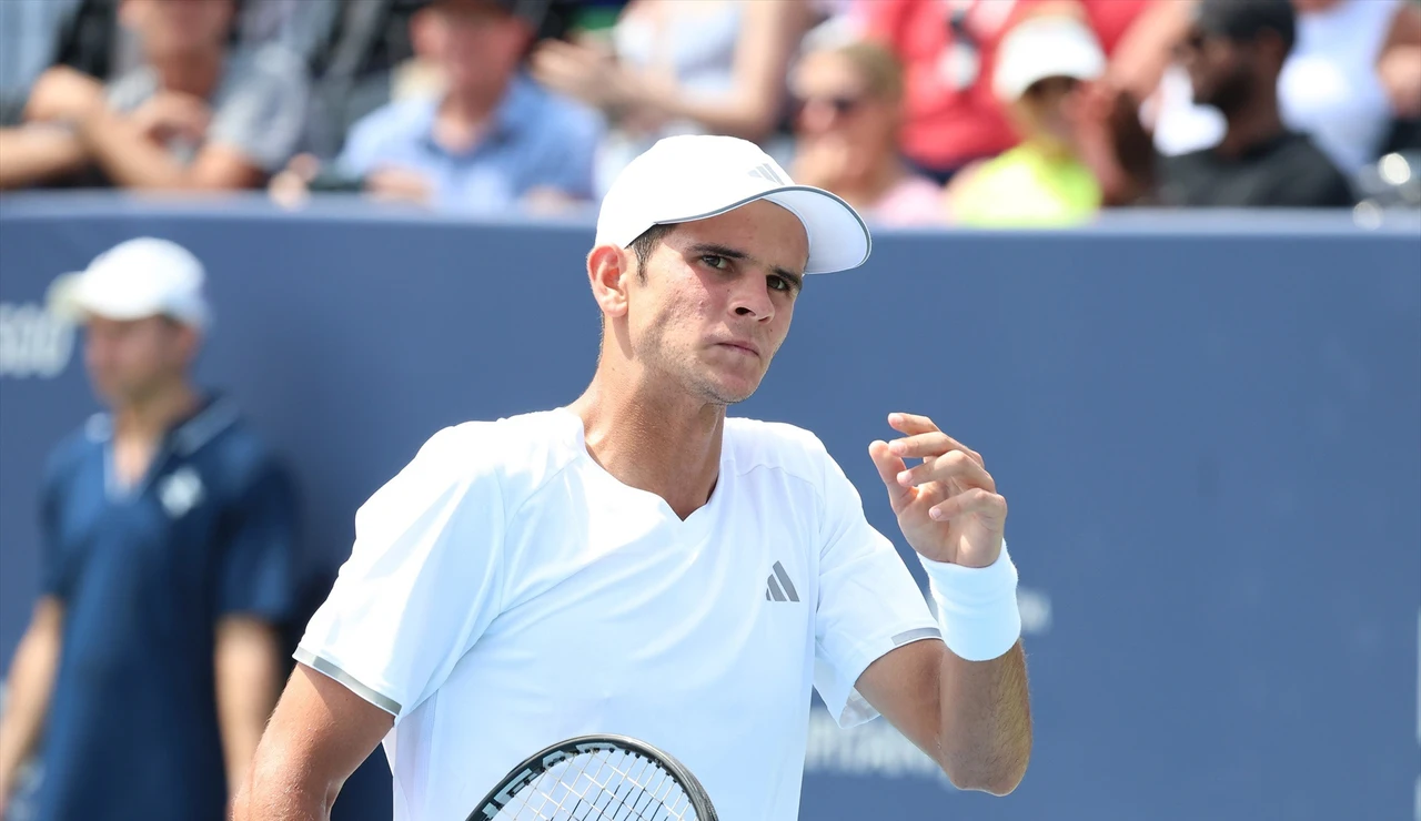 Rafa Jódar durante el torneo de Washington