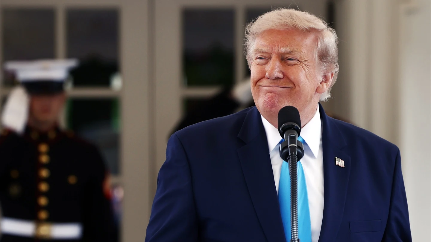 El presidente de EE.UU., Donald Trump, en la Casa Blanca.. El presidente de EE.UU., Donald Trump, en la Casa Blanca..