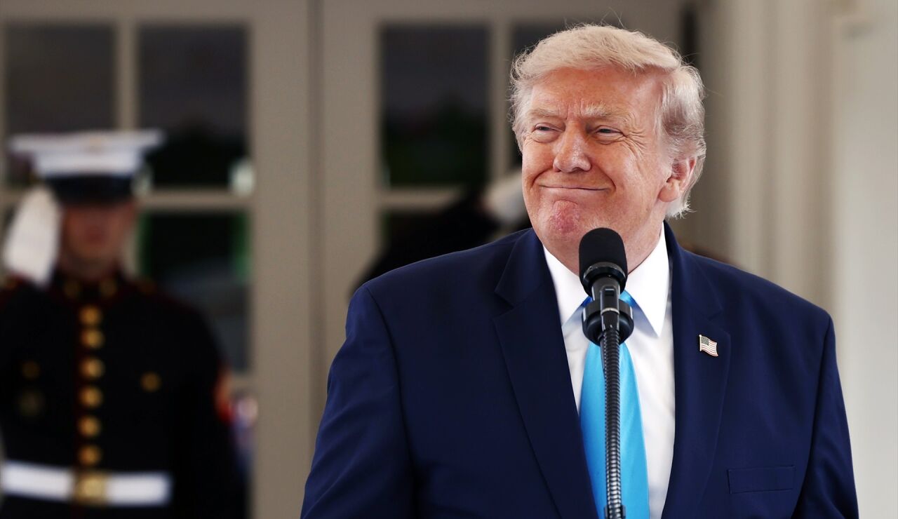 El presidente de EE.UU., Donald Trump, en la Casa Blanca..