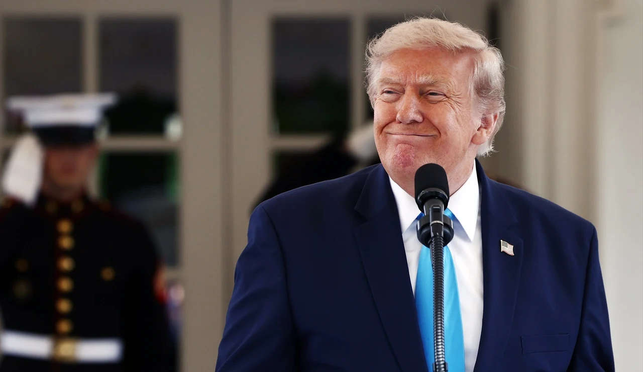 El presidente de EE.UU., Donald Trump, en la Casa Blanca..