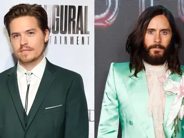 Dylan Sprouse y Jared Leto Dylan Sprouse y Jared Leto