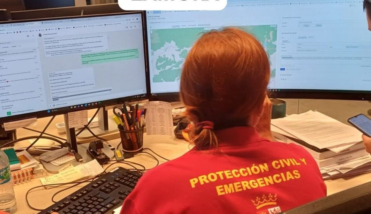 Imagen del 112 con datos del ES-ALERT emitido en Zamora.