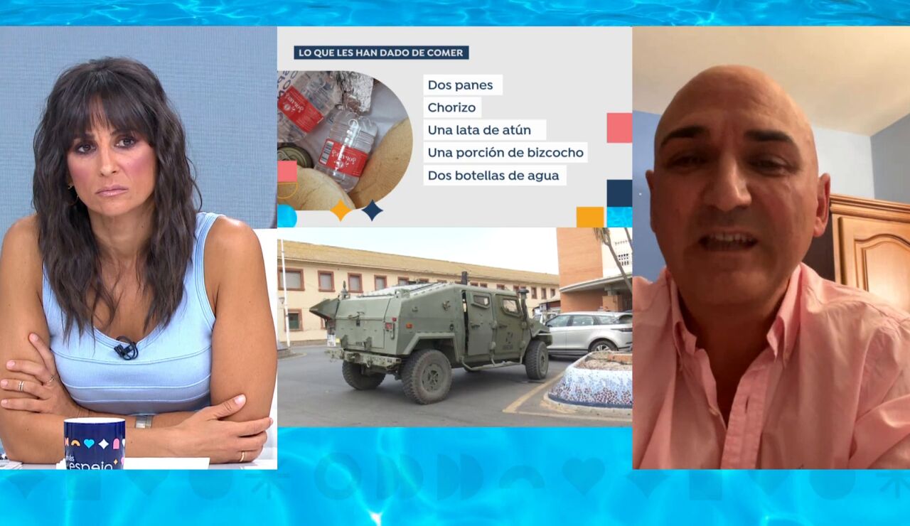 Las p&eacute;simas condiciones de los polic&iacute;as durante la crisis migratoria en Ceuta 