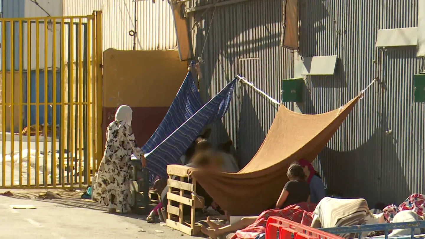 Imagen de la situación de muchos migrantes en Ceuta Imagen de la situación de muchos migrantes en Ceuta