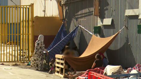 Imagen de la situaci&oacute;n de muchos migrantes en Ceuta