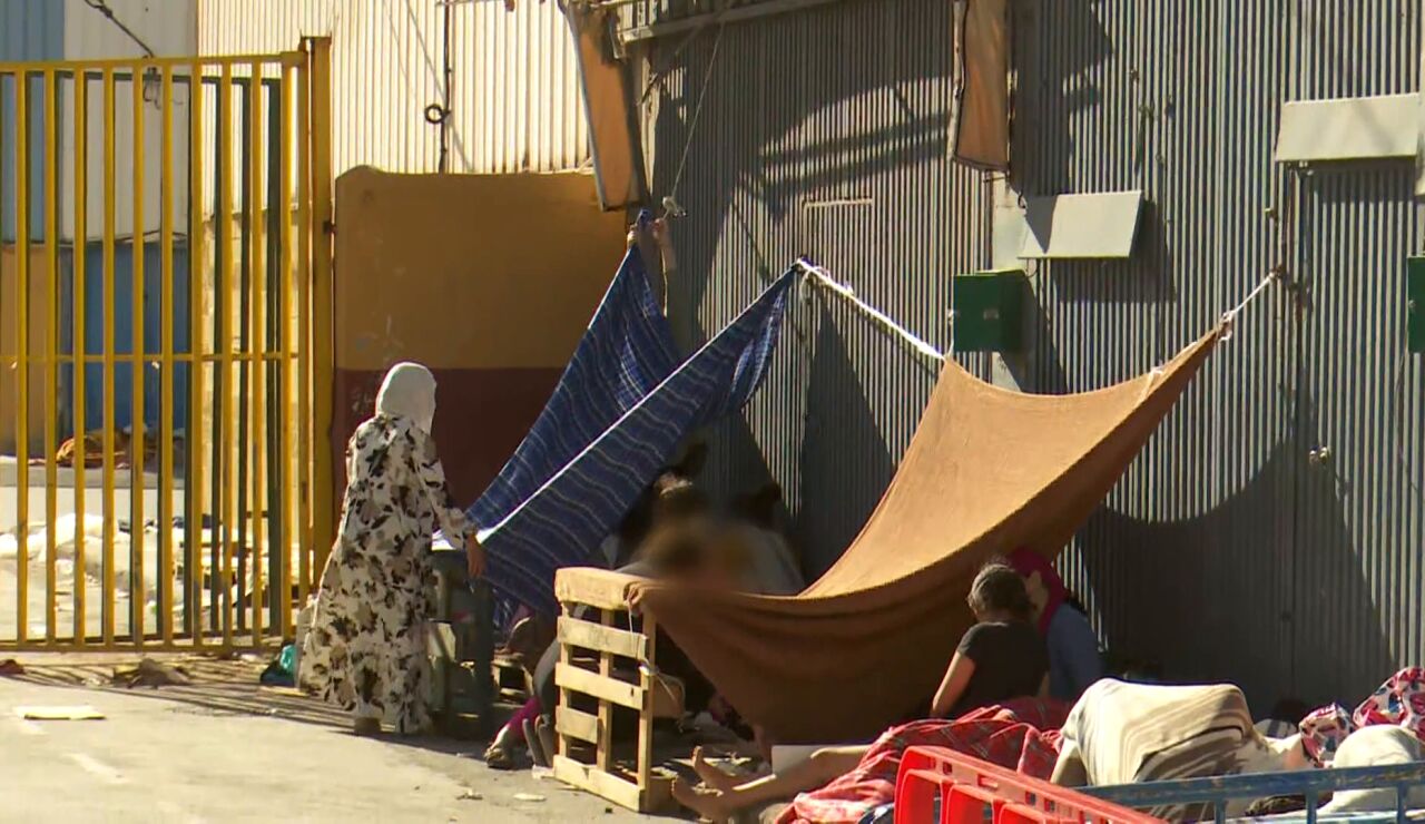 Imagen de la situaci&oacute;n de muchos migrantes en Ceuta