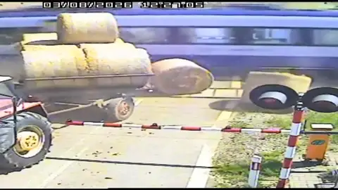 Accidnete tren en Polonia Accidnete tren en Polonia