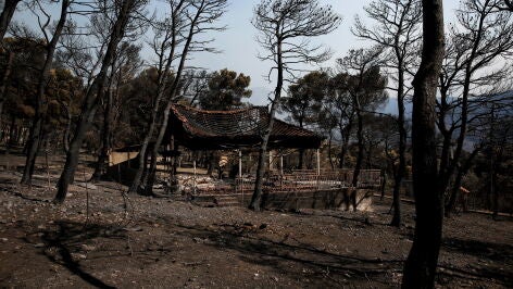 Remite el incendio de Grecia.