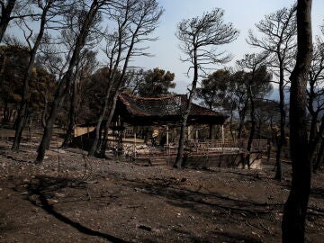 Remite el incendio de Grecia.