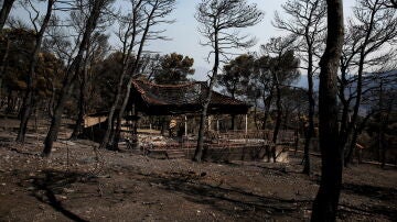 Remite el incendio de Grecia.