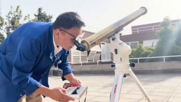 Un telescopio centenario observar el eclipse