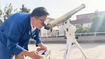 Un telescopio centenario observar el eclipse Un telescopio centenario observar el eclipse